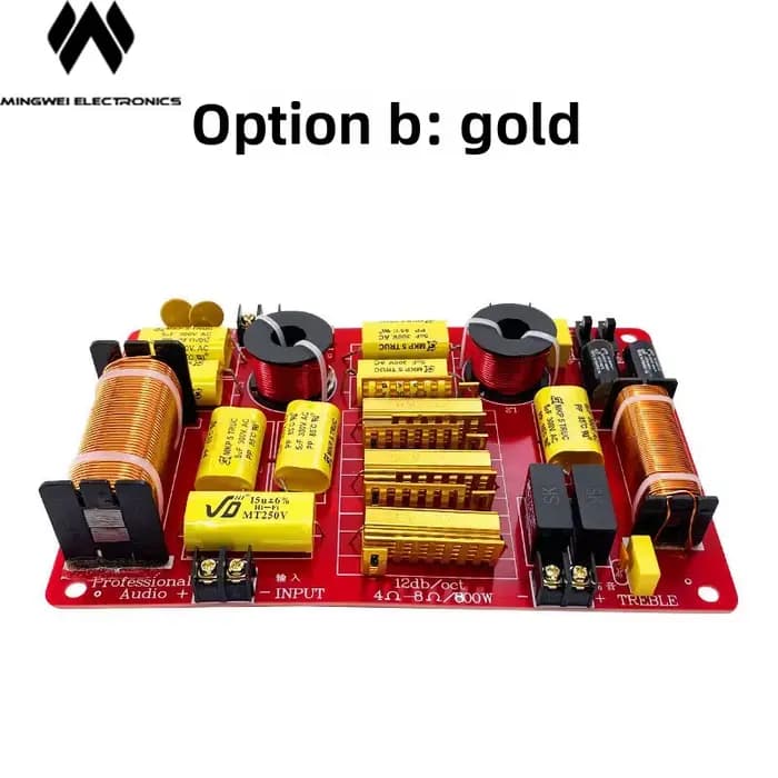 MW Audio 2PCS Crossover pour haut-parleurs HIFI Haute puissance 3 voies Diviseur de fréquence