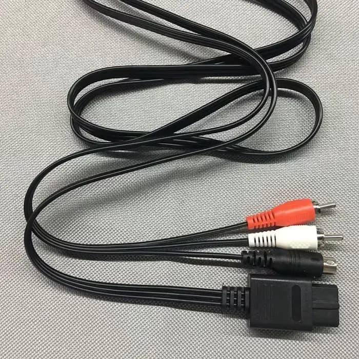 BUKIM-Câble S-Vidéo pour Nintendo SNES, N64, Game Cube, 1.8m, 6ft Vidéo SVHS