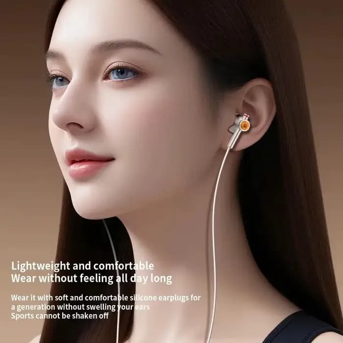 Écouteurs intra-auriculaires filaires Type-C avec son Dolby et réduction du bruit