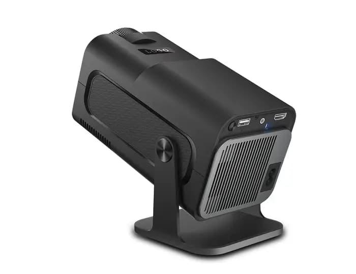 Projecteur 4K HY320 mini 720P Double Wifi6 BT5.0 Cinéma Domestique Extérieur Film Intelligent
