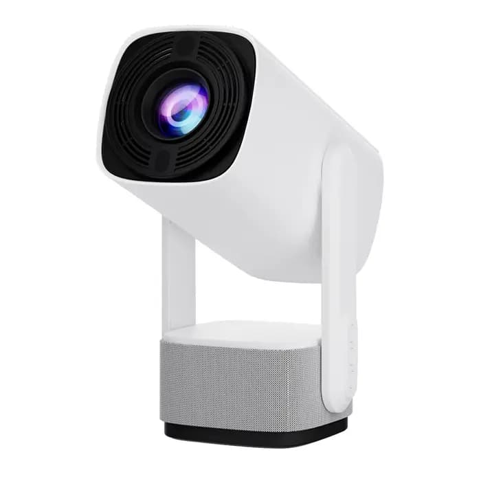 Projecteur Salange 4K K2 BT5.2 WIFI6 Smart Android 11 avec batterie intégrée de 5200 mAh, haut-parle