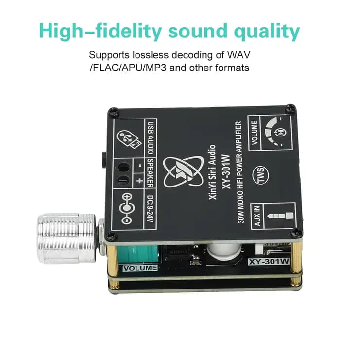 Amplificateur BT DC 9-24V XY-301W Mono 30W