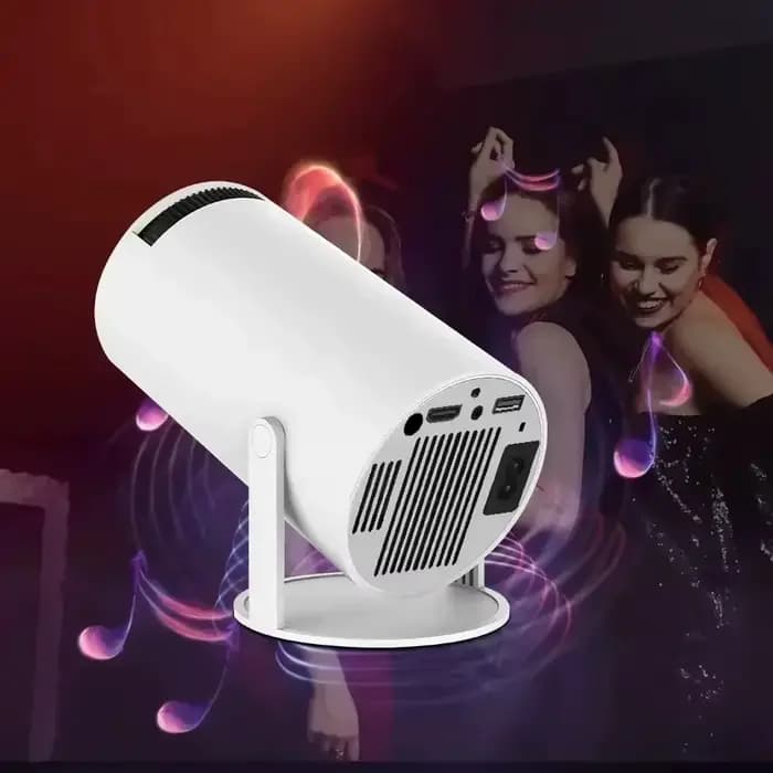 Projecteur de maison intelligente 1080P HDR10 4K pris en charge Mini