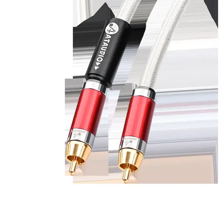 ATAUDIO HIFI Nicar75Ω audio numérique Nicarcable HiFi4-layer blindé RCA subwoofer câble audio
