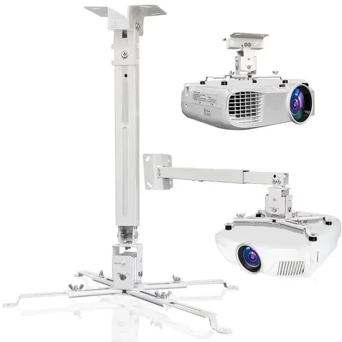 Support de projecteur rétractable avec bras extensibles, support de projecteur réglable, support mur