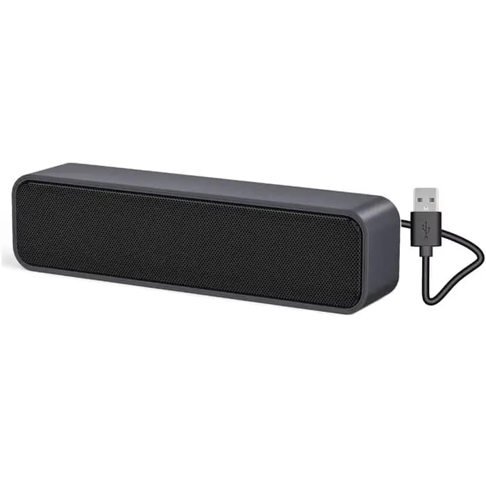 Mini enceintes Plug and Play alimentées par USB, barre de son, enceinte de bureau, enceinte filaire
