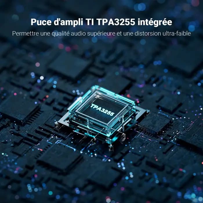 Fosi Audio V3 amplificateur de puissance stéréo 300W * 2 TPA3255 classe D Mini