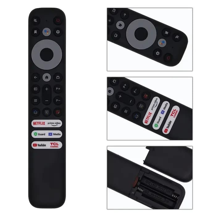 Télécommande de remplacement TCL RC902V pour TV Android Mini-LED QLED 4K UHD