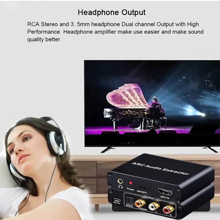 Adaptateur Audio HDMI ARC 192KHz