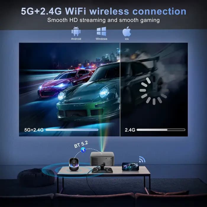 Projecteur intelligent Salange P60Pro Android 14.0