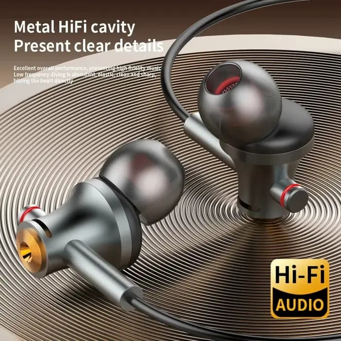 Écouteurs intra-auriculaires filaires USB Type-C anti-perte avec son Dolby et réduction du bruit