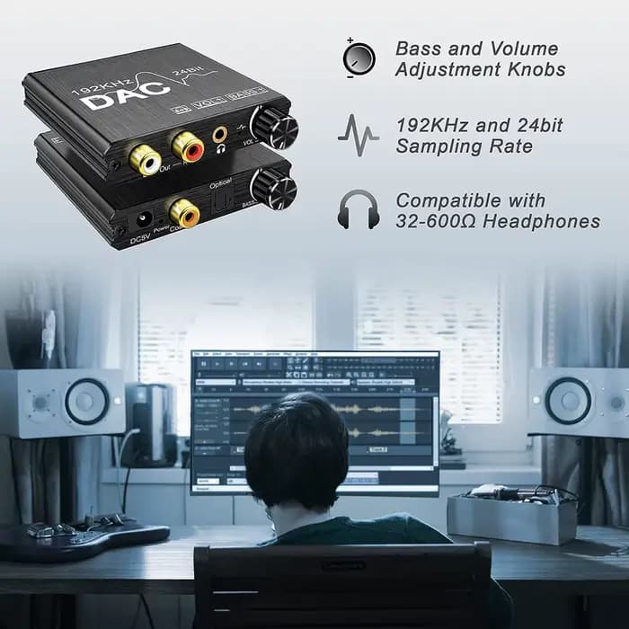 Convertisseur Audio numérique vers analogique 192KHz