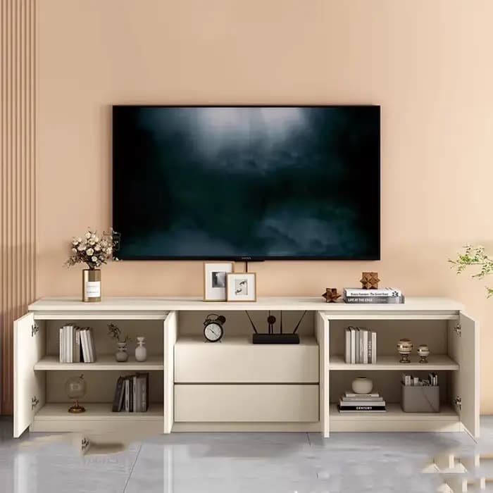 Beauté moderne meuble Tv Vintage luxe Premium avec rangement