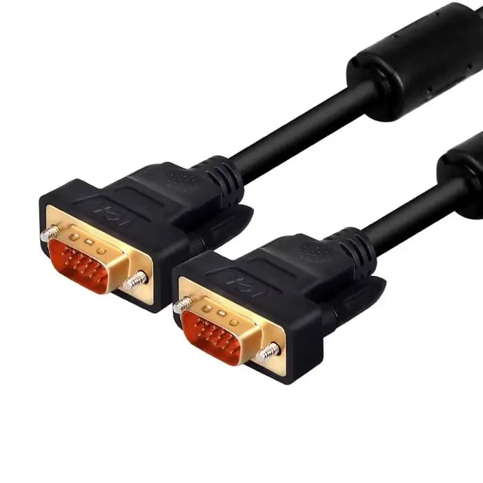 VGA 3 + 6Pin HD câble plat Flexible TV projecteur fil de données vidéo VGA mâle
