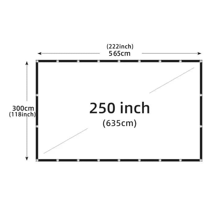 Veidadz-Écran de budgétaire portable, pliable, doux, haute densité, blanc, sans déformage, intérieur