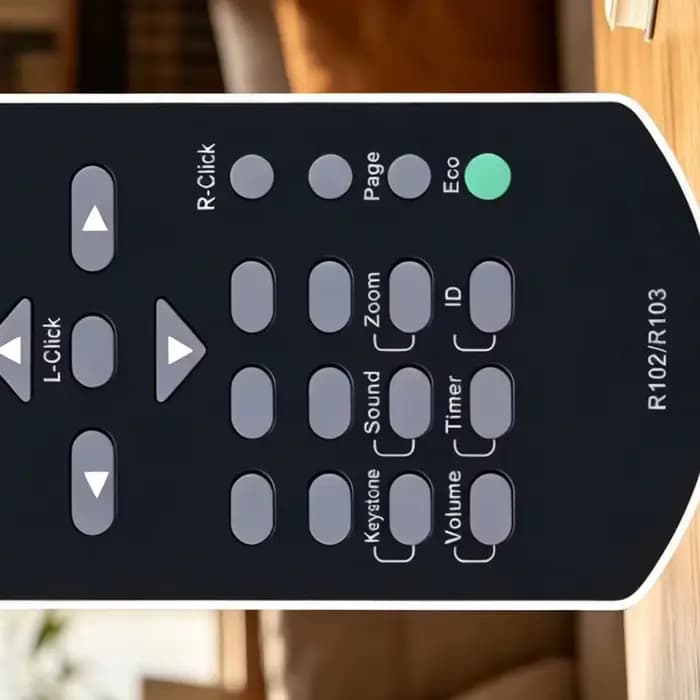 Télécommande de remplacement pour projecteur R102, compatible avec les projecteurs de bureau et de s
