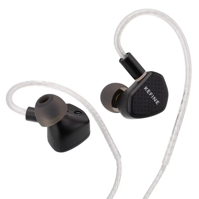 Angelears Audio Kefine Klean Écouteurs intra-auriculaires Hi-Fi avec transducteur dynamique à diaphragme DLC de 10 mm