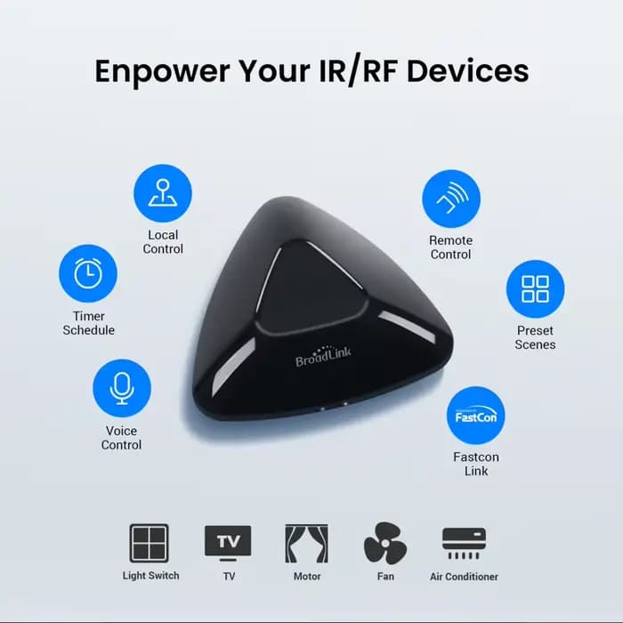 Broadlink RM MAX IR RF WiFi télécommande universelle domotique intelligente fonctionne avec Alexa et Google Home