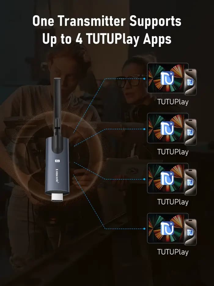 Lemorele – émetteur et récepteur HDMI sans fil, 200m, émetteur-récepteur vidéo à faible latence, ext