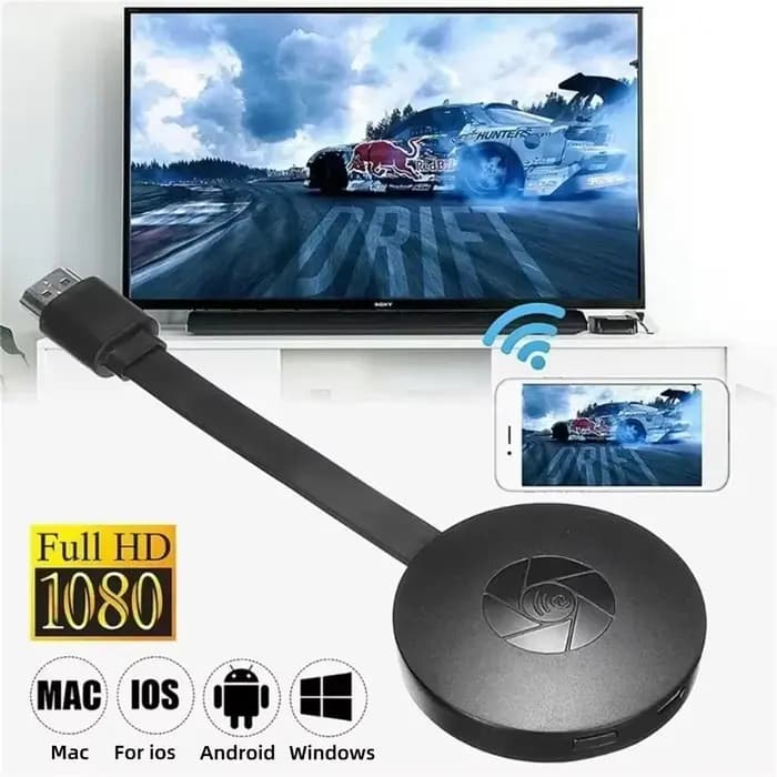 Clé TV sans fil Wifi HDMI MiraScreen Anycast Dongle Miracast Portable Compatible pour TV Android Ios 1080P HD écran miroir