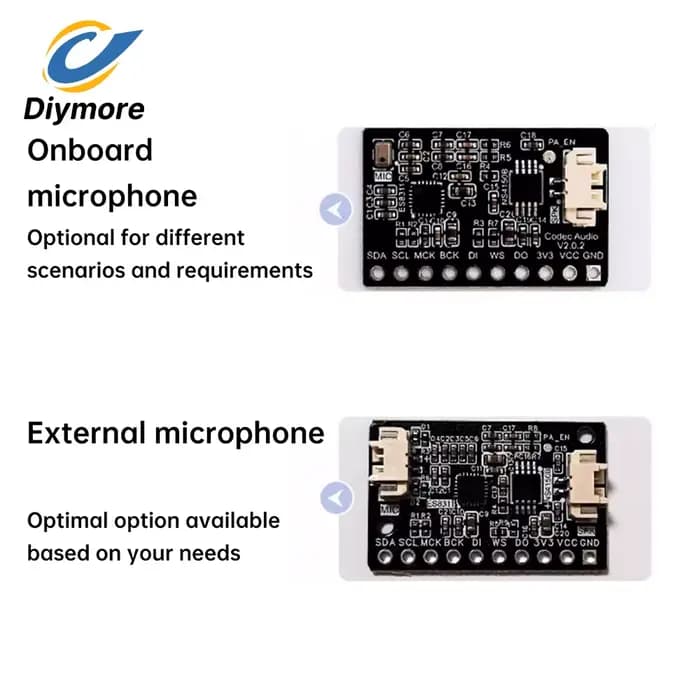 Module d'amplificateur audio avec microphone externe/intégré ES8311+NS4150B pour carte de développement ESP32 C3