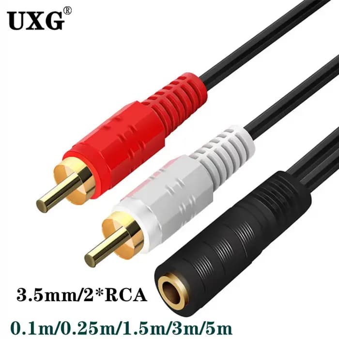 Câble audio RCA Jack 3.5 vers RCA