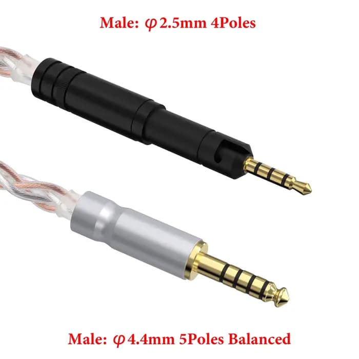 Câble audio Geekria Apollo plaqué argent