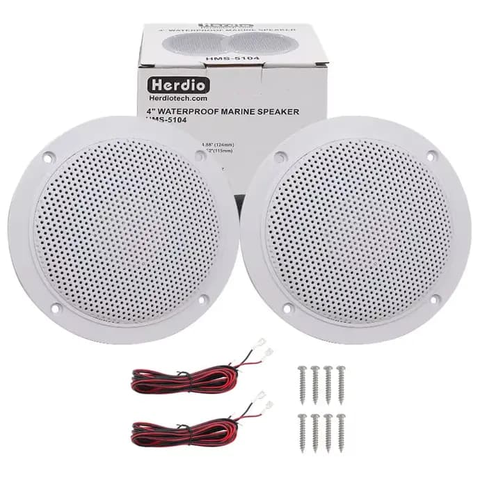 Herdio 4 ''160W 2 pièces haut-parleur marin de plafond étanche haut-parleur sonore Surround pour cui