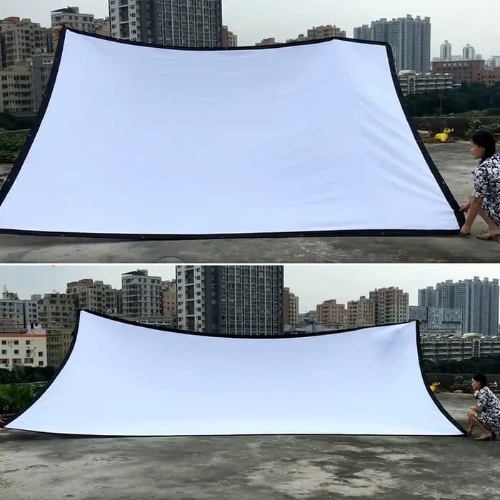 180/150 pouces 16:9 écran de Projection écran de projecteur Portable plus épais écran de film de jeu
