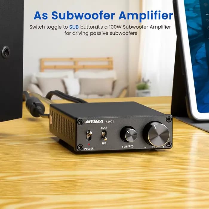 Amplificateur de caisson de basses audio A1001