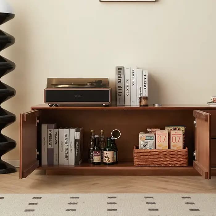 Meuble Tv rond Unique Glamour français rétro élégant