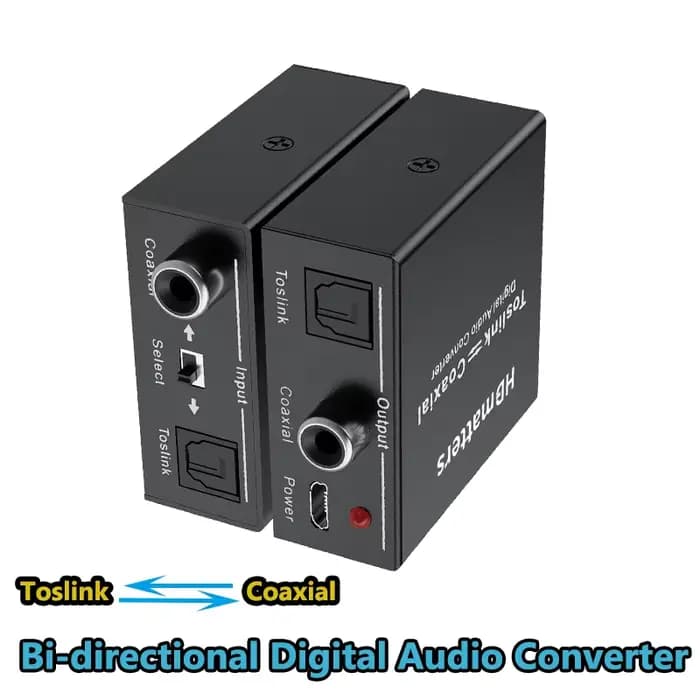 Convertisseur Audio bidirectionnel Coaxial Toslink convertisseur audio numérique Spdif toslink vers