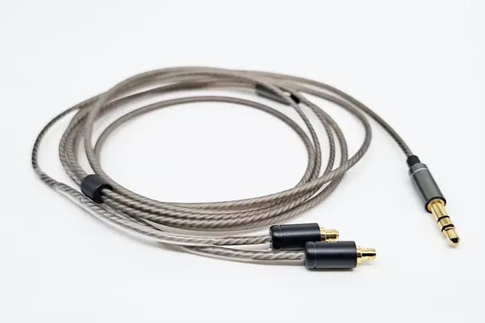 Nouveau!! Câble Audio plaqué argent pour Sennheiser