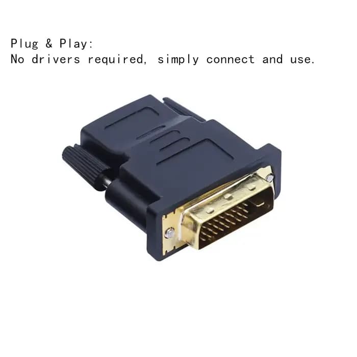 Adaptateur HD Compatible 24 + 1 24 + 5 DVI vers HDMI
