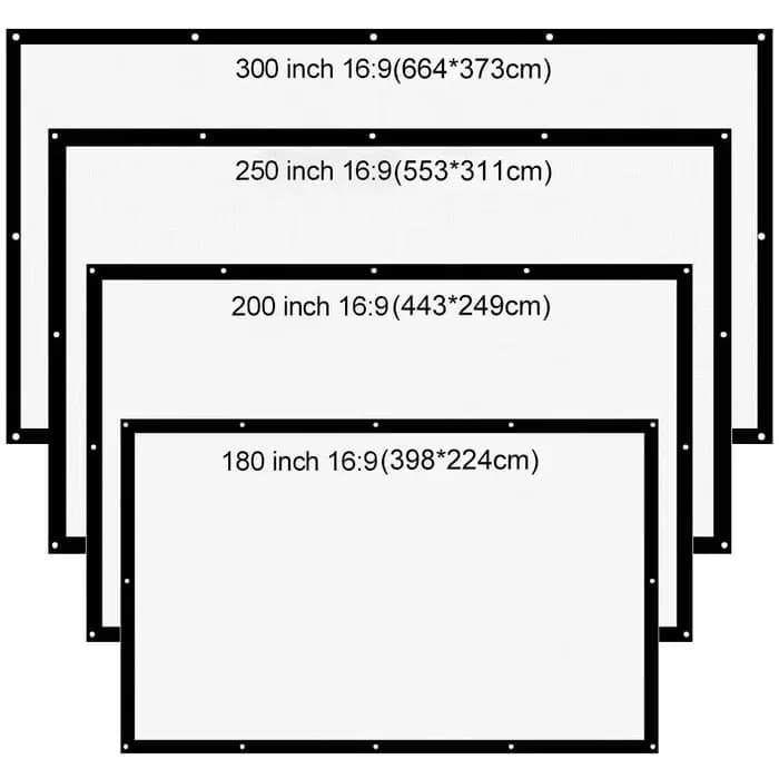 Écran de projection portable sur toile