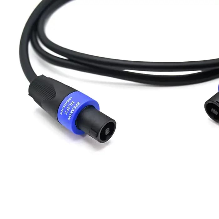Câble de haut-parleur Audio professionnel NL4FX Speakon