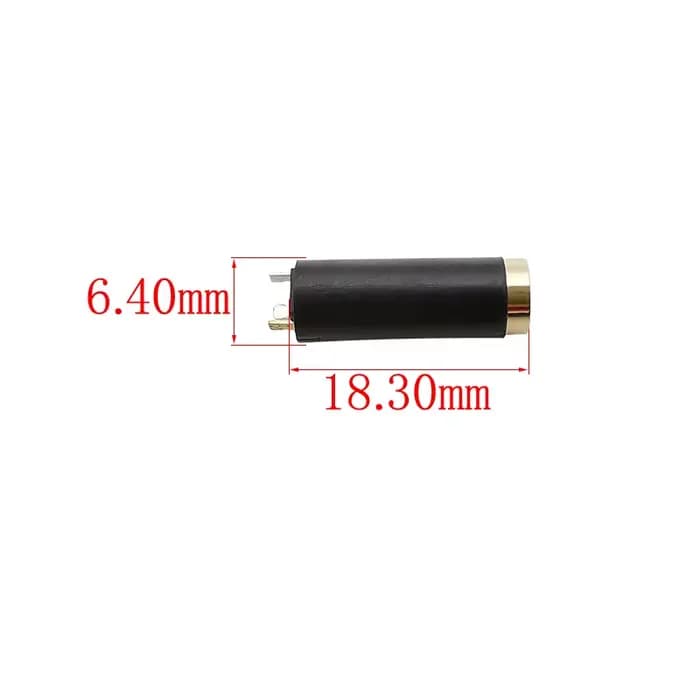 Connecteur audio jack 3.5mm femelle