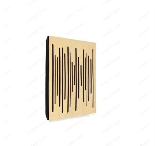 Panneau diffuseur acoustique en bois MLS avec mousse absorbante pour salle de cinéma maison et studio d'enregistrement