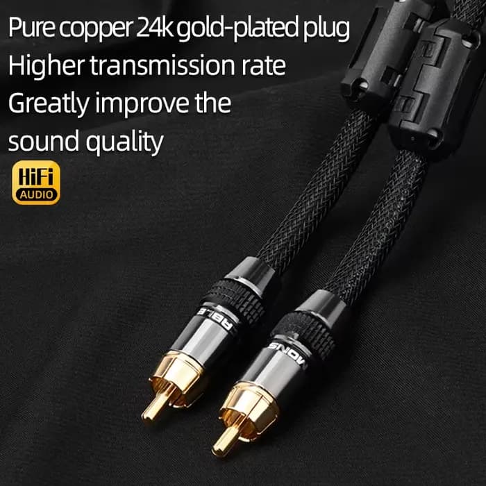 Câble coaxial HiFi RCA