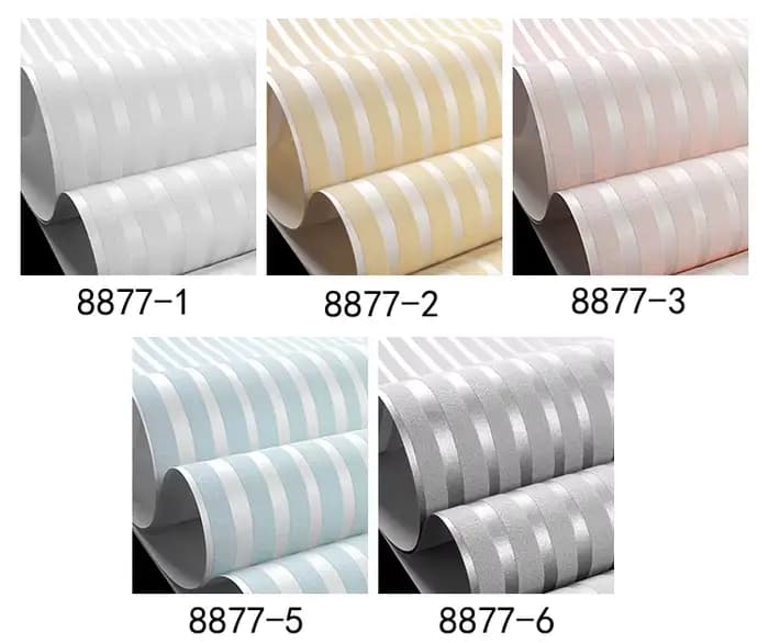 Papier peint gris argenté au design moderne