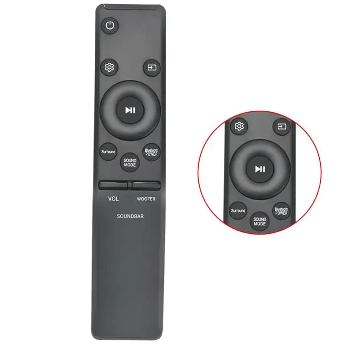 Remplacement AH59-02758A Remote Fit pour Samsung Soundbar HW-M450 HW-M4500 HW-M4501 HW-M550 HW-M430 HW-M360 HW-M370