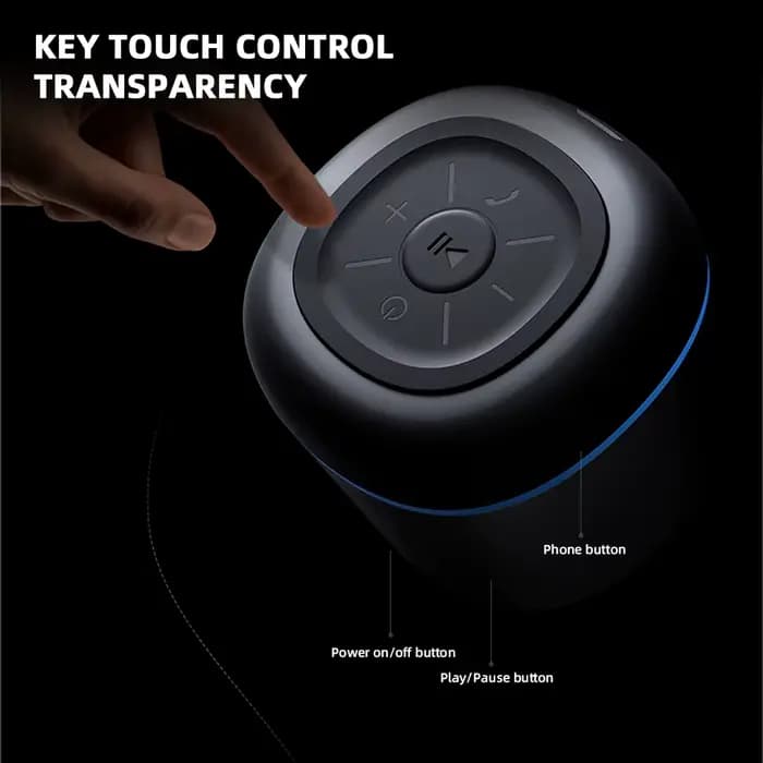 Philips TAS1009 haut-parleur sans fil de bureau Portable BT5.3 son puissant 1200MAh autonomie de la batterie caisson de basses rvb pour le Camping en plein air