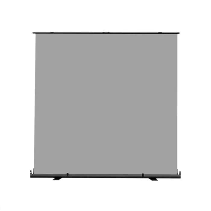 Projecteur portable rétractable plein écran en fibre de verre gris 60-120 pouces Projection avec sup