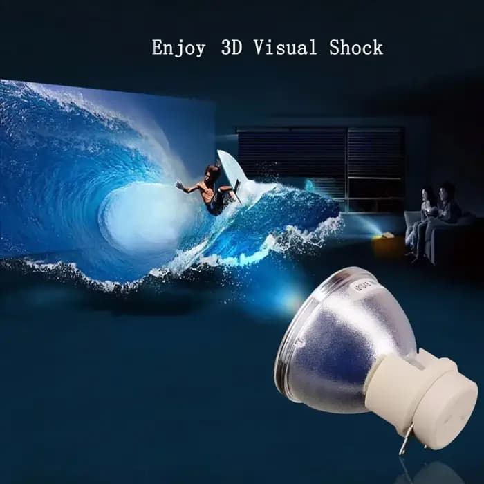 Tout nouveau 58118154-SVV pour Vivitek D551 D552 D554 D555 D556 D557W D555WH D557WH DH558 DH559 lampe de budgétaire P-VIP 190/0.8 E20.8