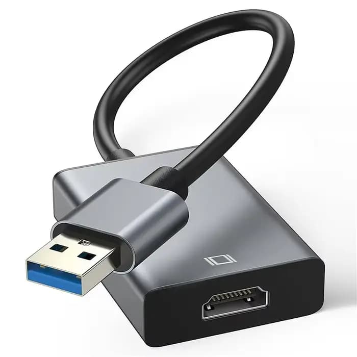 Adaptateur USB vers HDMI HD 1080P, convertisseur USB 3.0 vers HDMI, adaptateur USB externe, câble ad