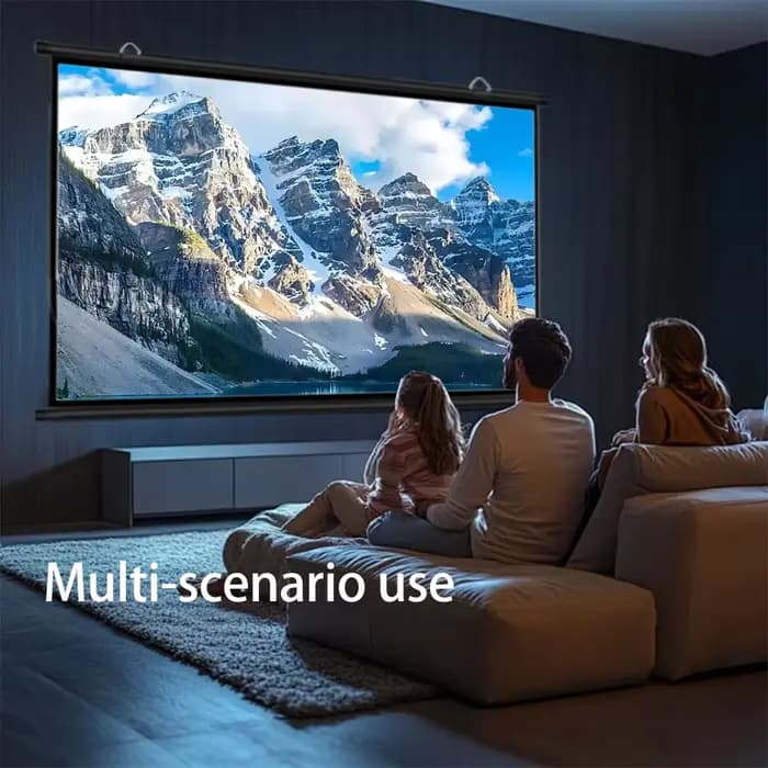 Un incontournable pour le home cinéma ! Écran de projection pliable anti-plis 120 pouces 16:9