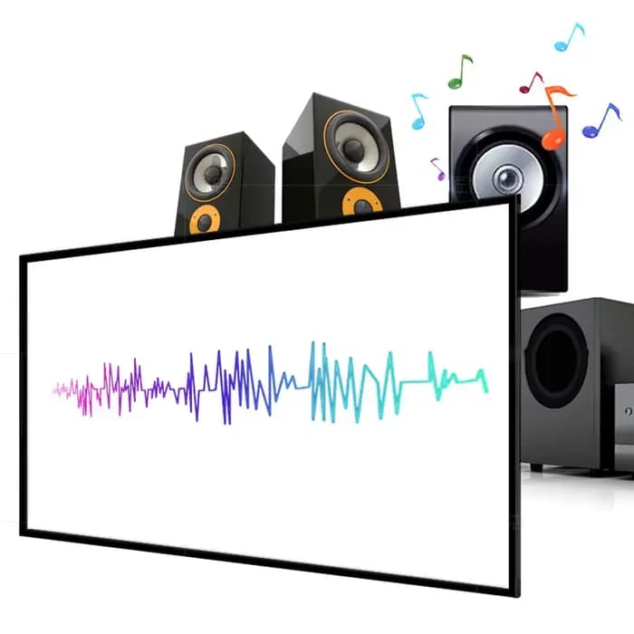 VisualMr-Tissu Acoustiquement Transparent avec Son Acoustique