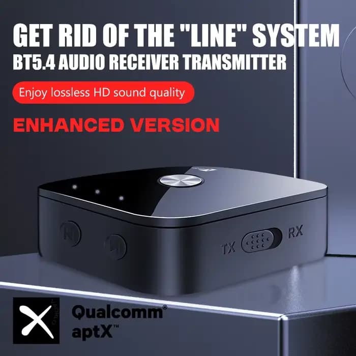 Transmetteur et récepteur audio Bluetooth 5.4 2 en 1 aptX aptX-Adaptive/HD/LL 3