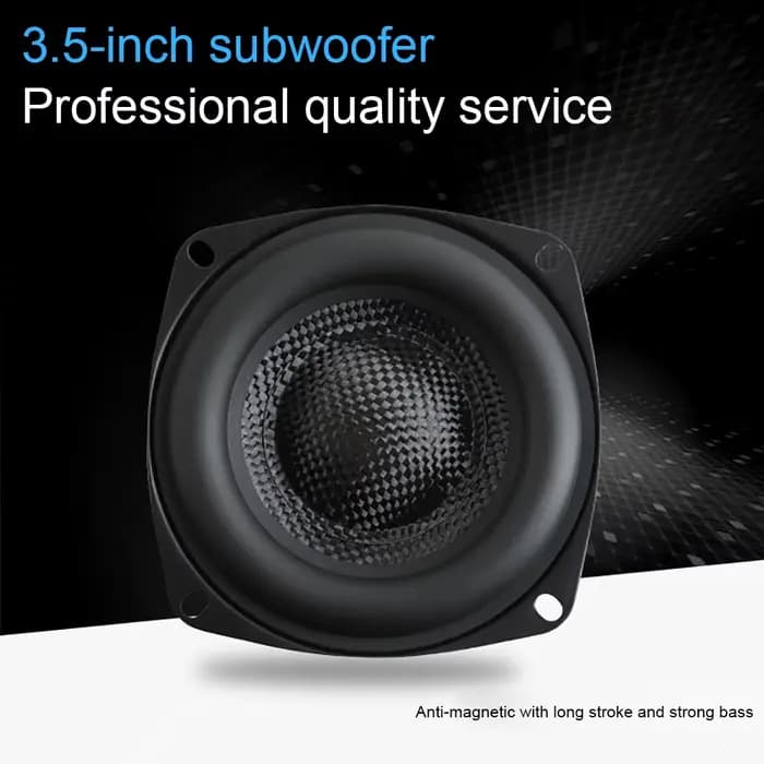 Lyele Audio caisson de basses 3.5 pouces 35W haut-parleur HiFi unité de basse 4/8 Ohm
