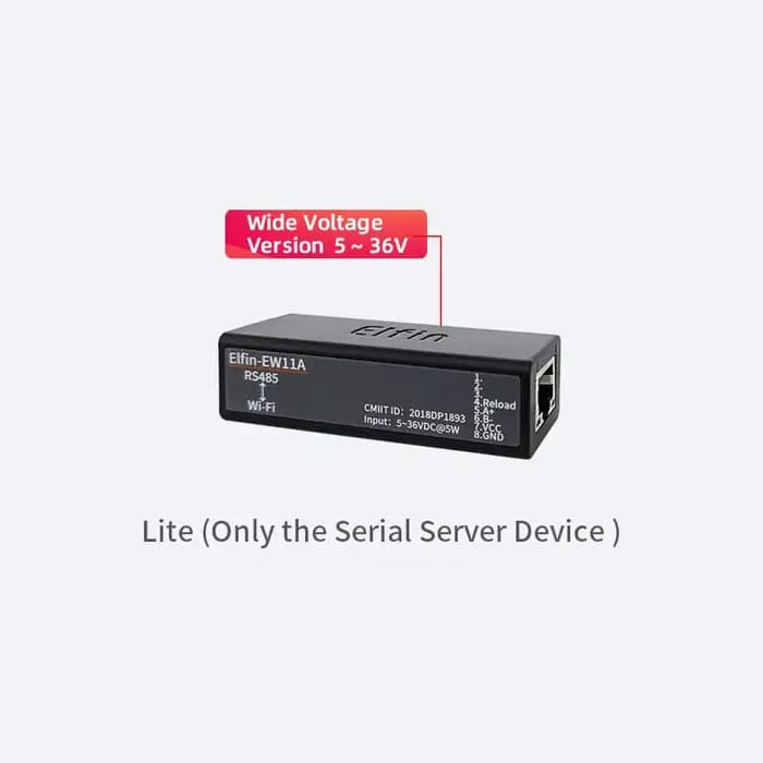 Port série 5V RS485 vers WiFi Serveur de périphérique Support de Elfin-EW11A technique TCP/IP Telnet